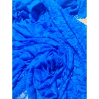 Delikatna elastyczna Koronka tiulowa chabrowa szer.150cm